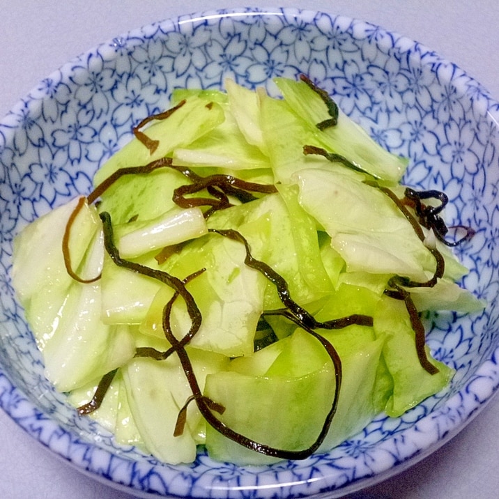 旨味ひきたつ！かんたん！塩キャベツのおつまみ